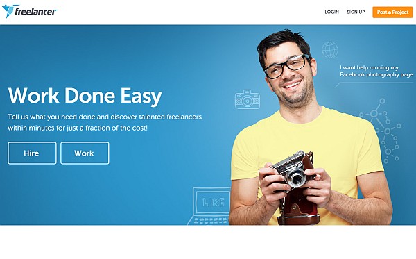 Delo na domu - spletna stran FreeLancer.com