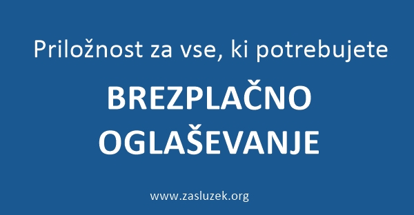 Priložnost za brezplačno oglaševanje
